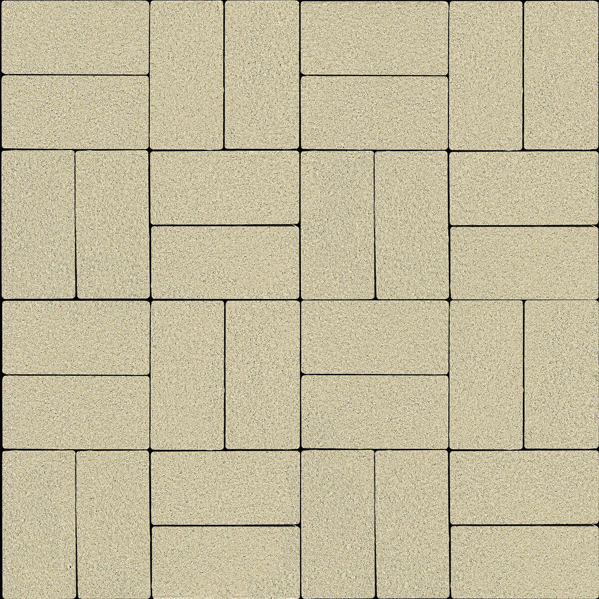 Тротуарная плитка Брусчатка 40 200х100 Берег Катуни