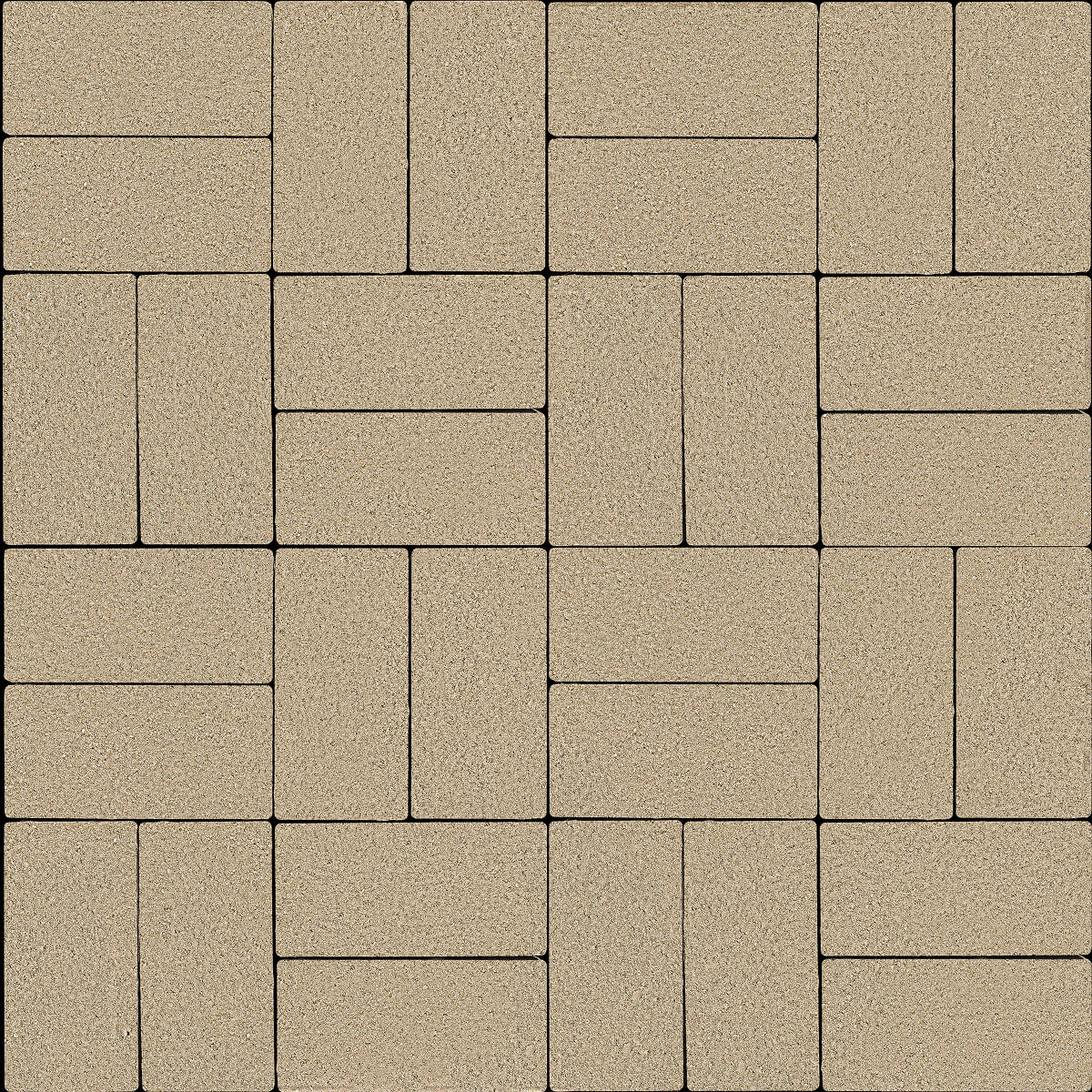 Тротуарная плитка Брусчатка 40 200х100 Курайская степь