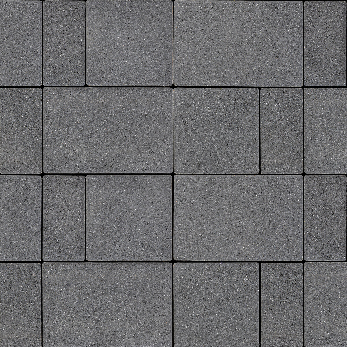 Тротуарная плитка Новый город 40 черная ночь